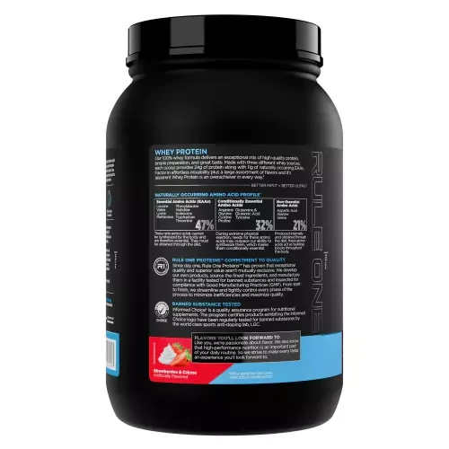 Rule 1 Whey Protein 905g Strawberry and Cream 2