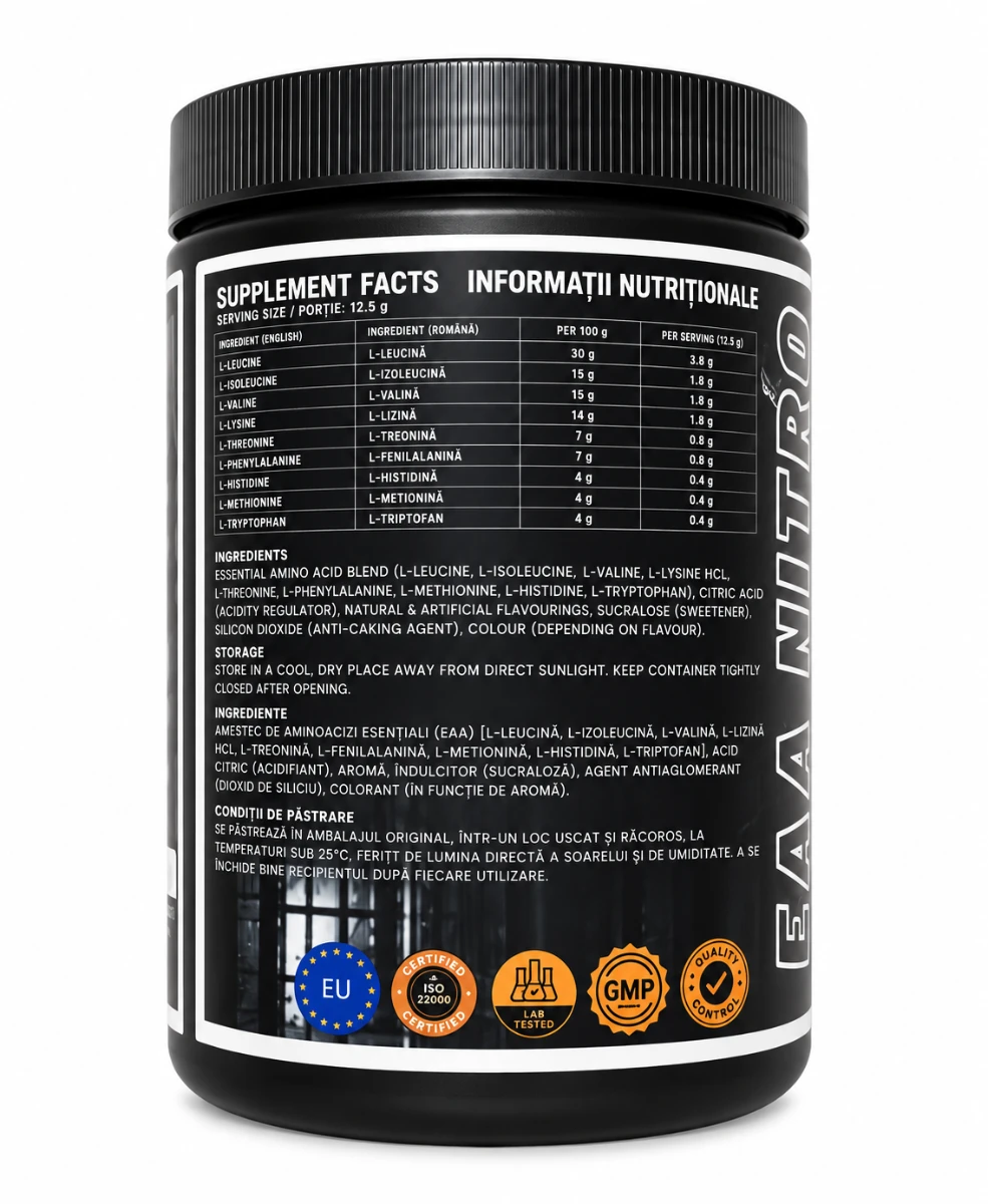 SM Nutrition EAA Nitro 375g Fruit Punch 2
