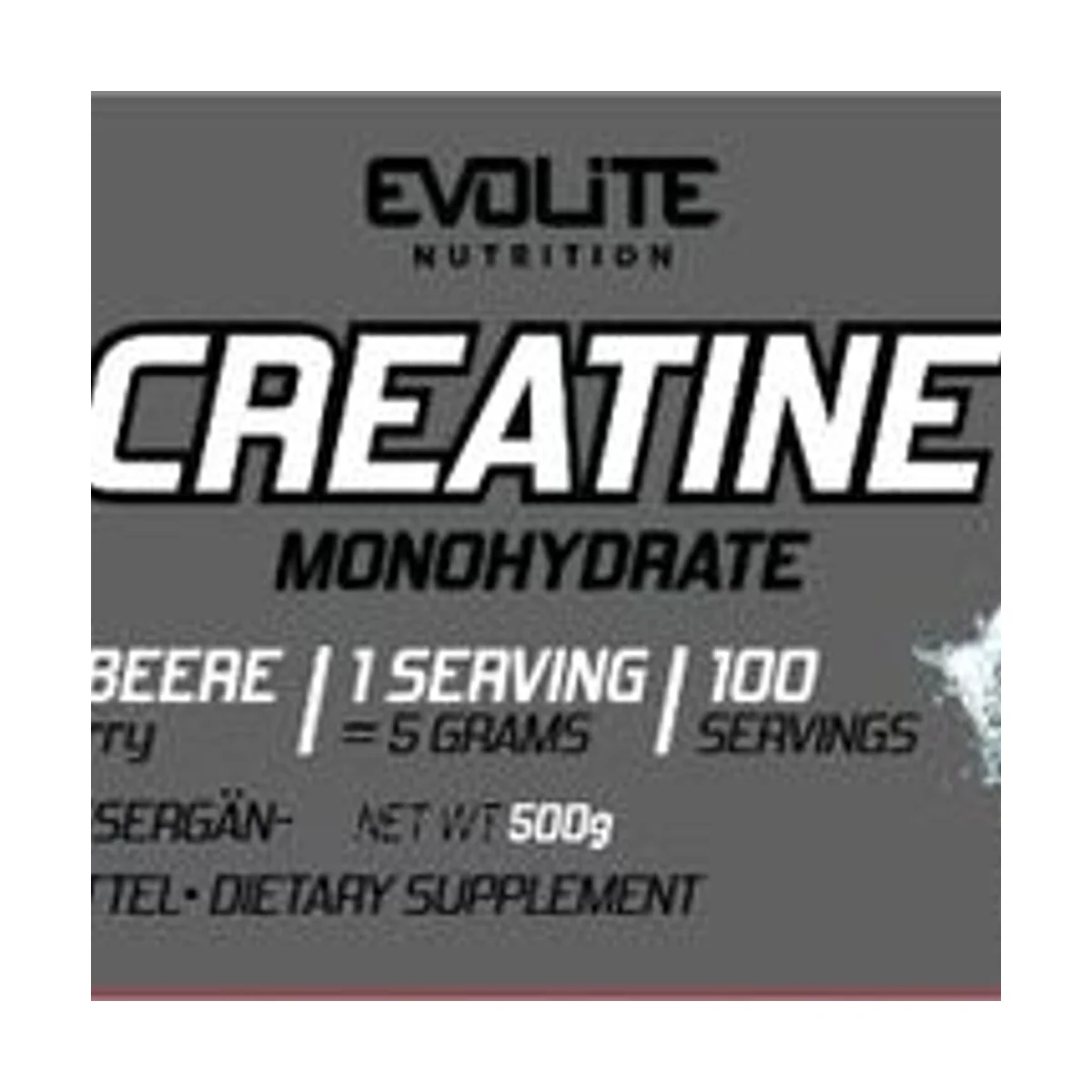 Evolite Creatine Monohydrate Blueberry 500g 3