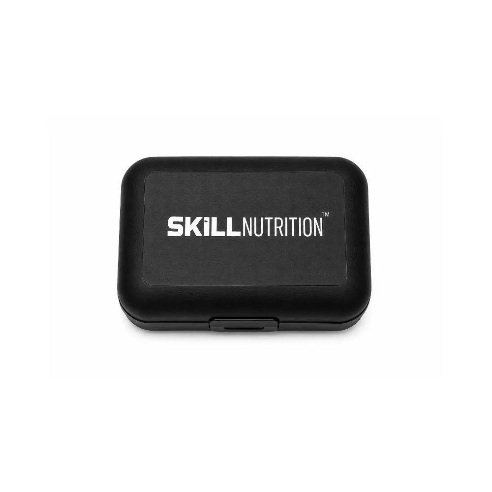 Skill Nutrition Pill Box Black