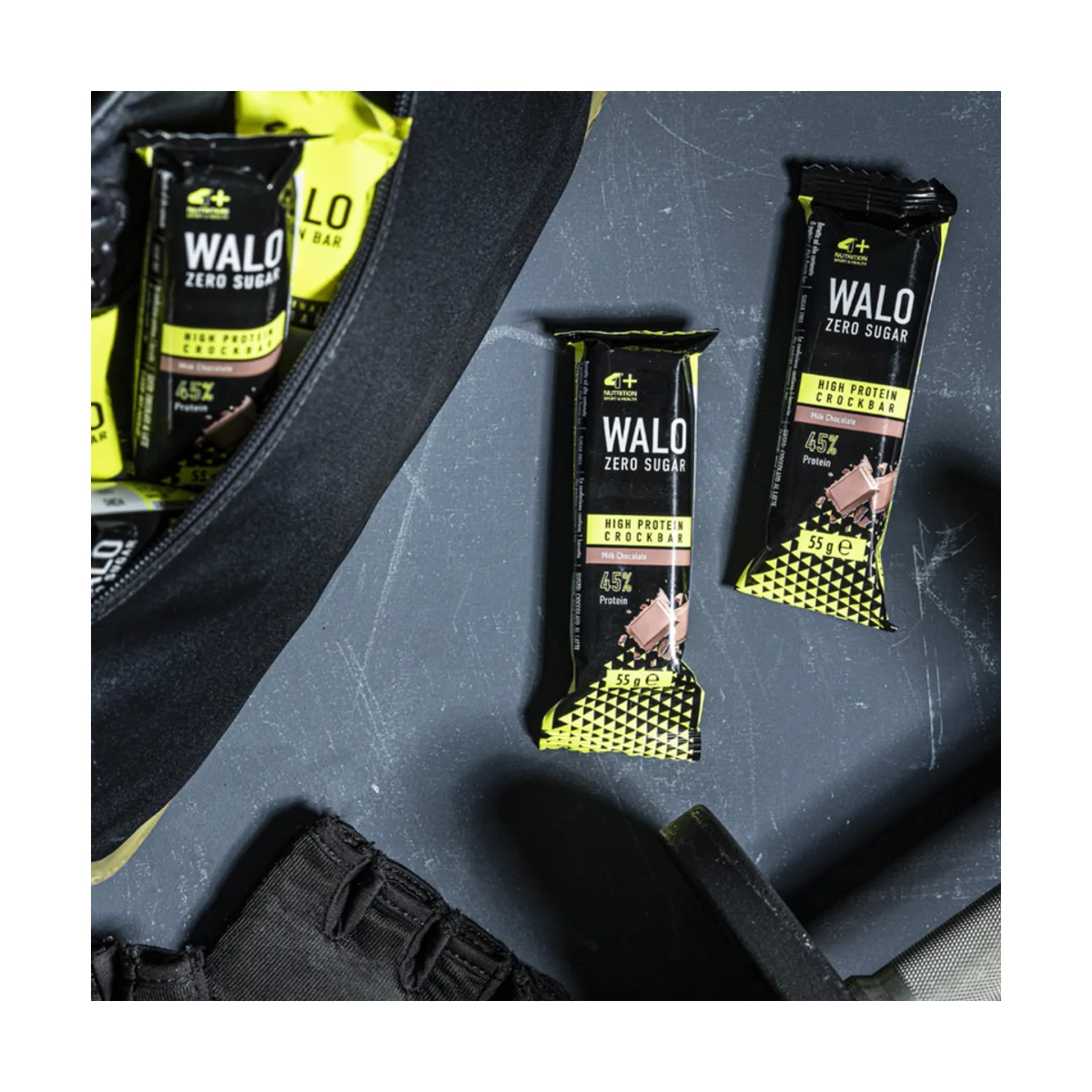 4+Nutrition Walo Zero Sugar 45% Protein Bar 55g Milk Chocolate 2
