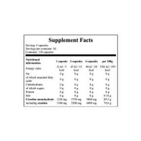 Olimp Creatine 1250 Mega Caps 120 capsule 2