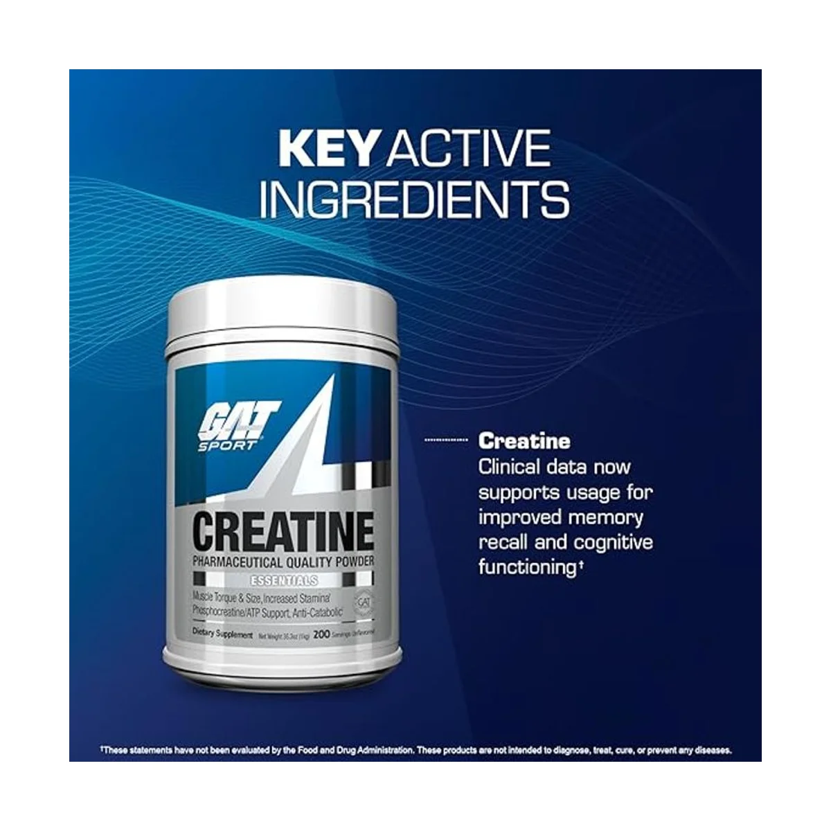Gat Creatine Monohidrat 1000g Unflavored 3