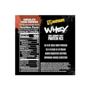 Mutant Whey Chocolate Fudge Brownie 2270g 2