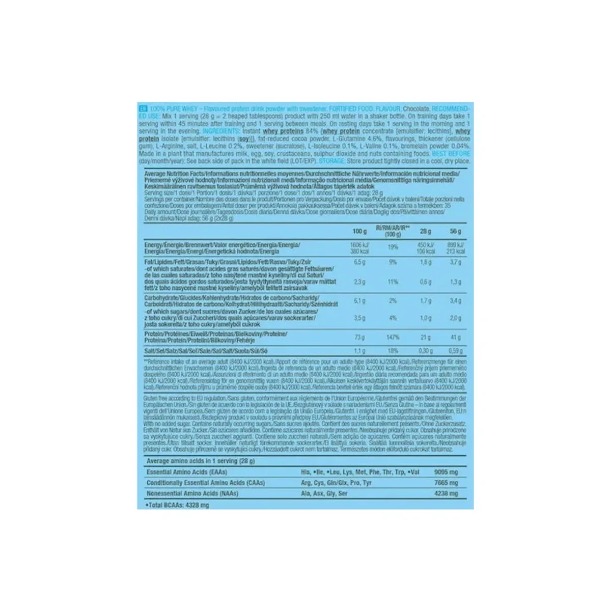 BioTech USA 100% Pure Whey Ciocolată 28g