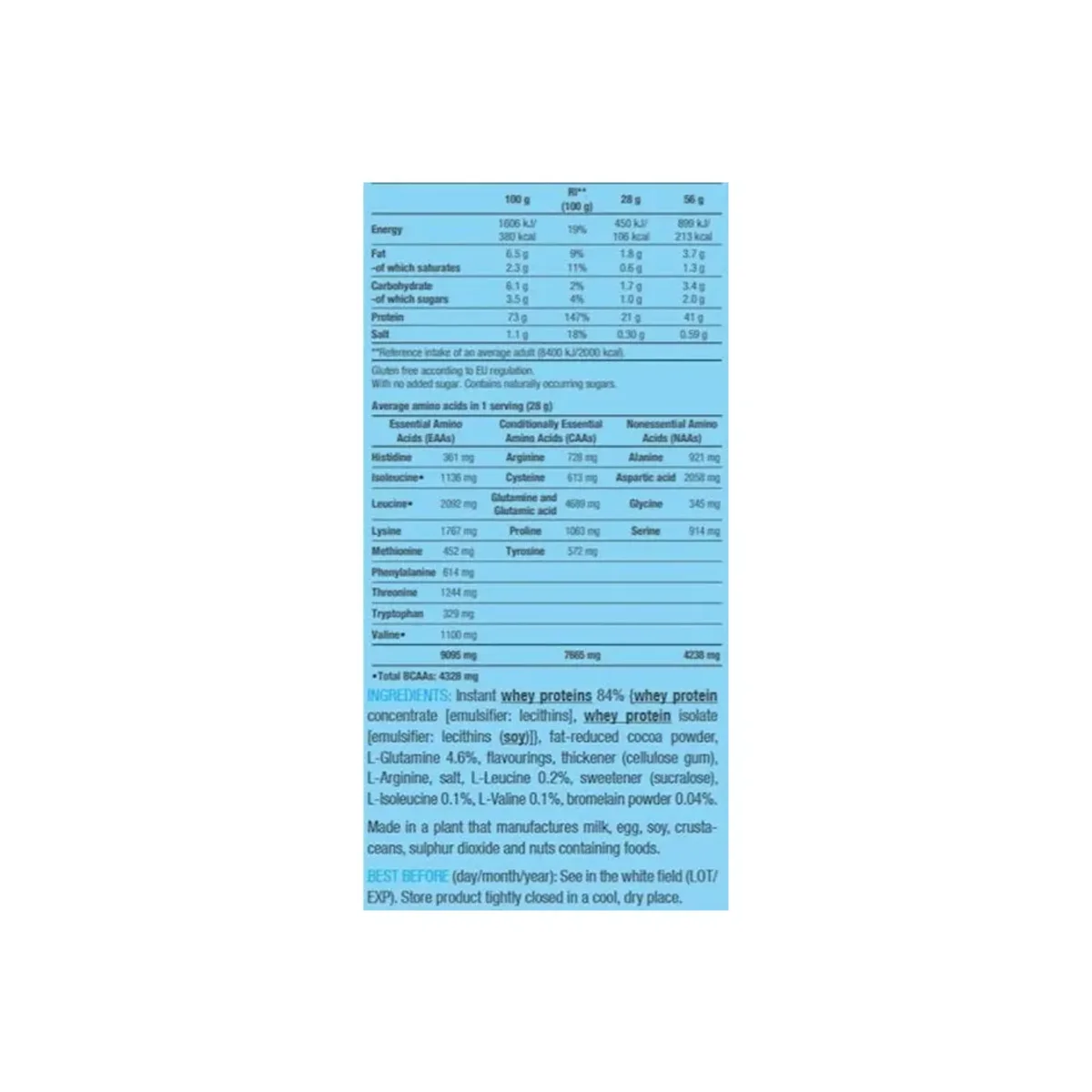 BioTech USA 100% Pure Whey Bourbon Vanila 28g