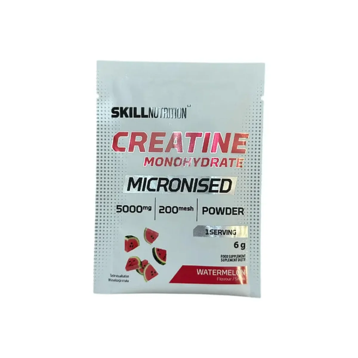 Skill Nutrition Creatine Monohydrate Pepene Rosu 6g (1 servire)