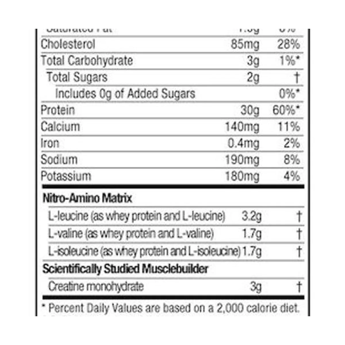 MuscleTech Nitro Tech Whey Protein 1,8kg Vanilla 2
