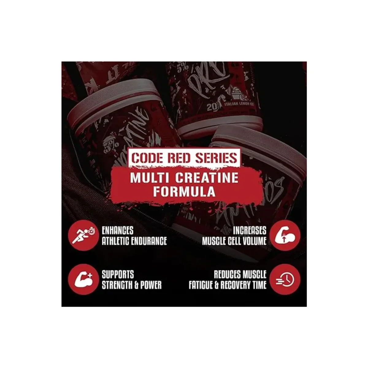 5% Nutrition Creatine Code Red Fruit Punch 124g 4