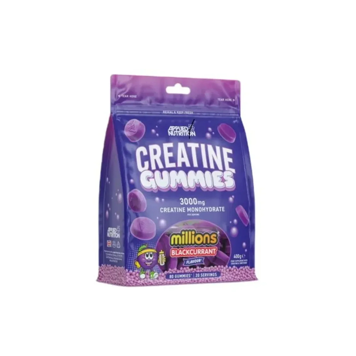 Applied Nutrition Creatine Gummies Blackcurrant 80 Gummies