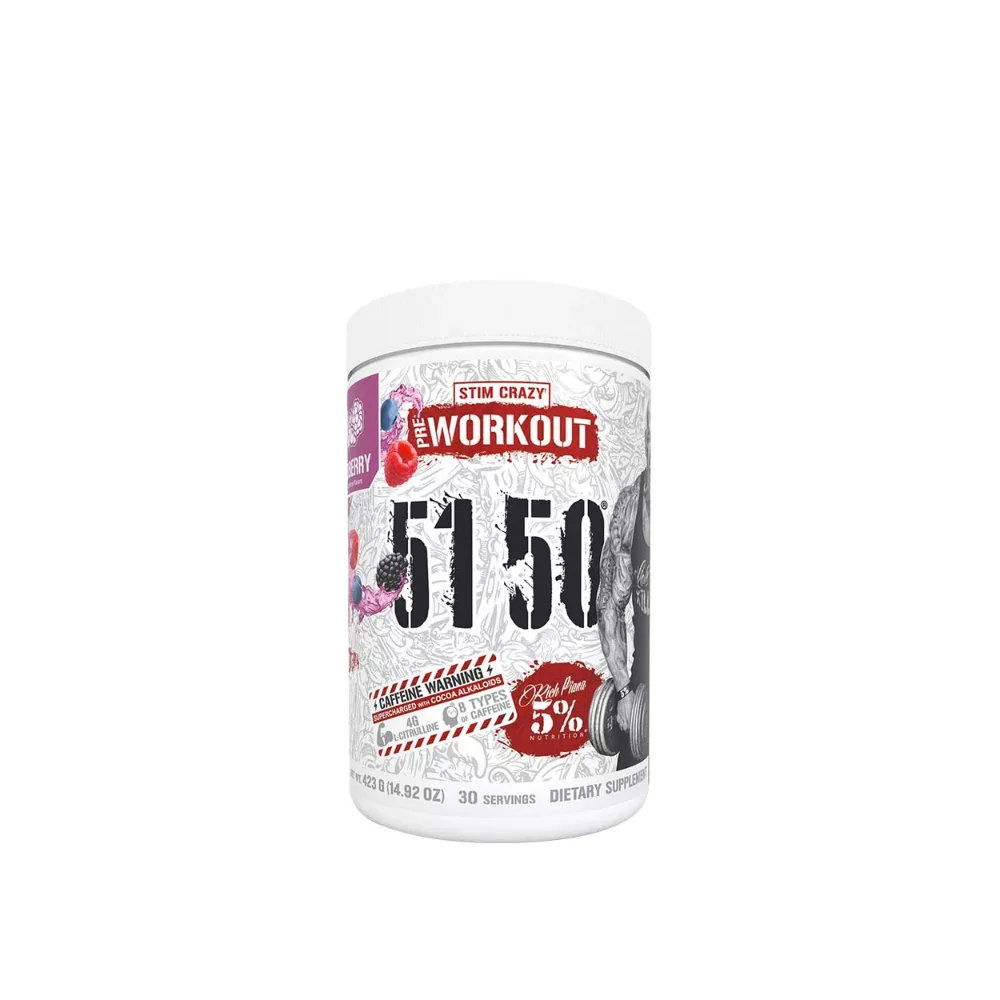 5% Nutrition Legendary Pre-workout Wild Berry 384g 1