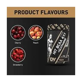 Dorian Yates Hit BCAA 4:1:1+ Glutamine Strawberry 450g 2