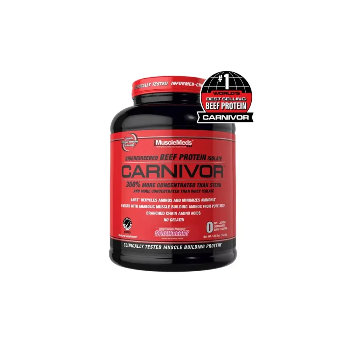 MuscleMeds Carnivor Strawberry 56 serviri