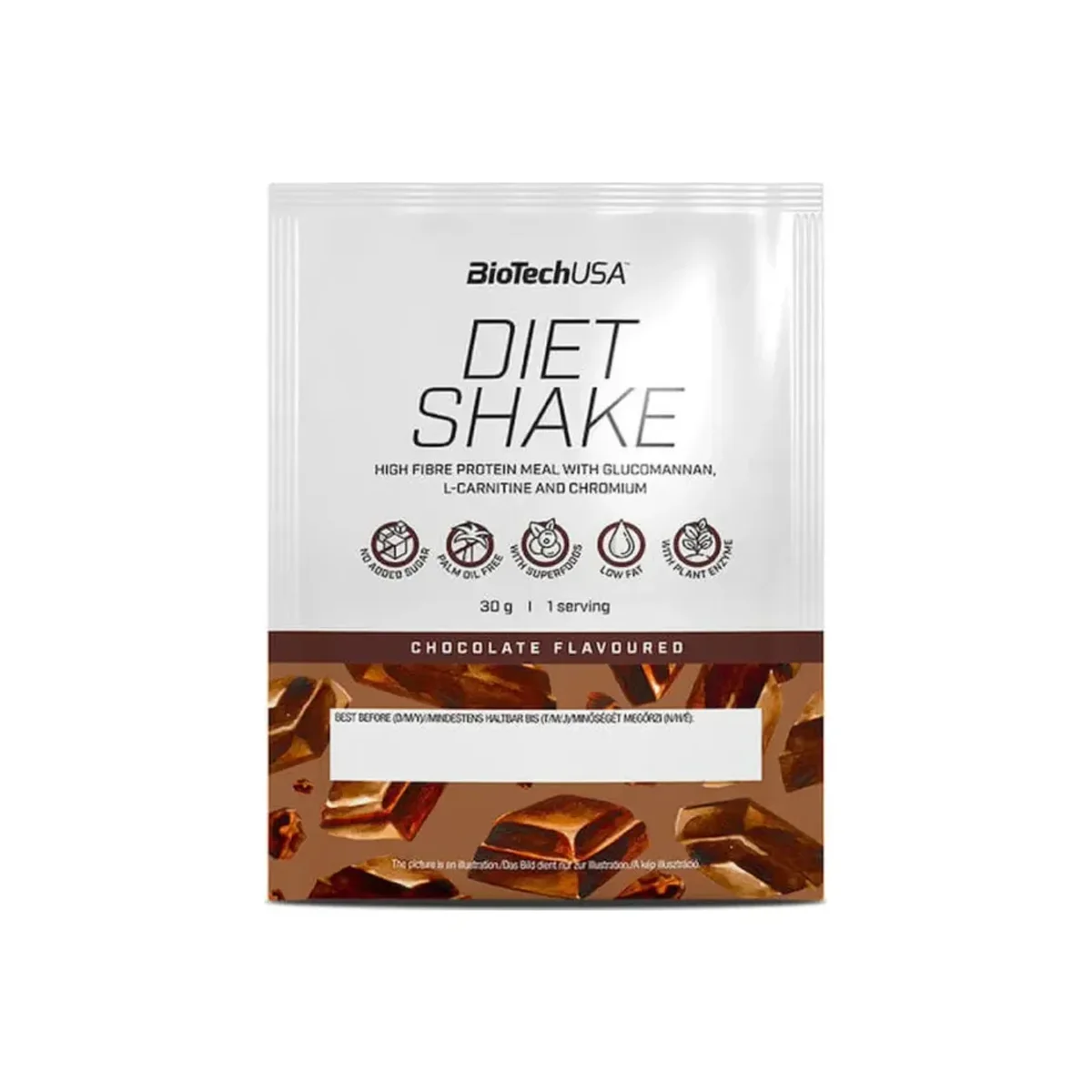 BioTech USA Diet Shake Ciocolată 30g