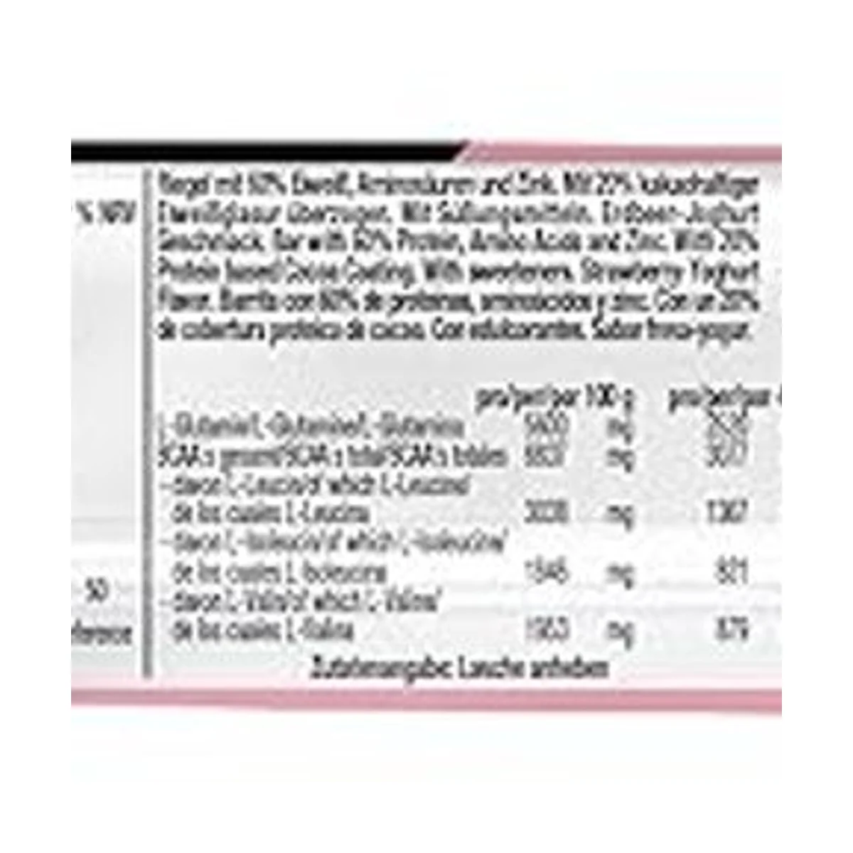 Weider 60% High Protein Bar Strawberry Yoghurt 45g 2