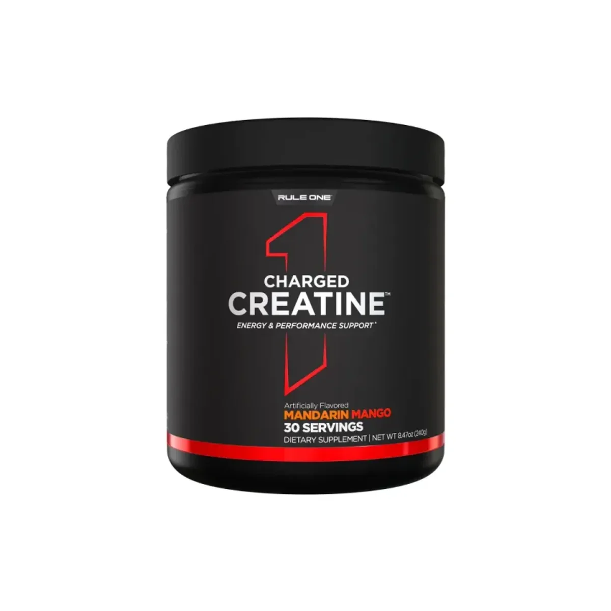 Rule 1 Charged Creatine Mandarin Mango 240g