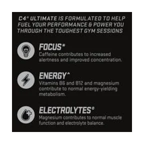 Cellucor C4 Ultimate Pre-workout +Electrolytes Lemon Twist 508g 3
