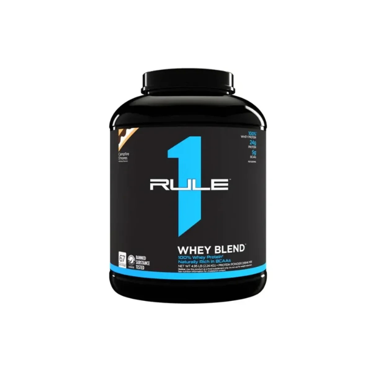 Rule 1 Whey Blend Campfire S'mores 2240g