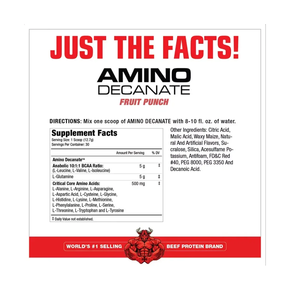 MuscleMeds Amino Decante DecaDrive Fruit Punch 381g 3