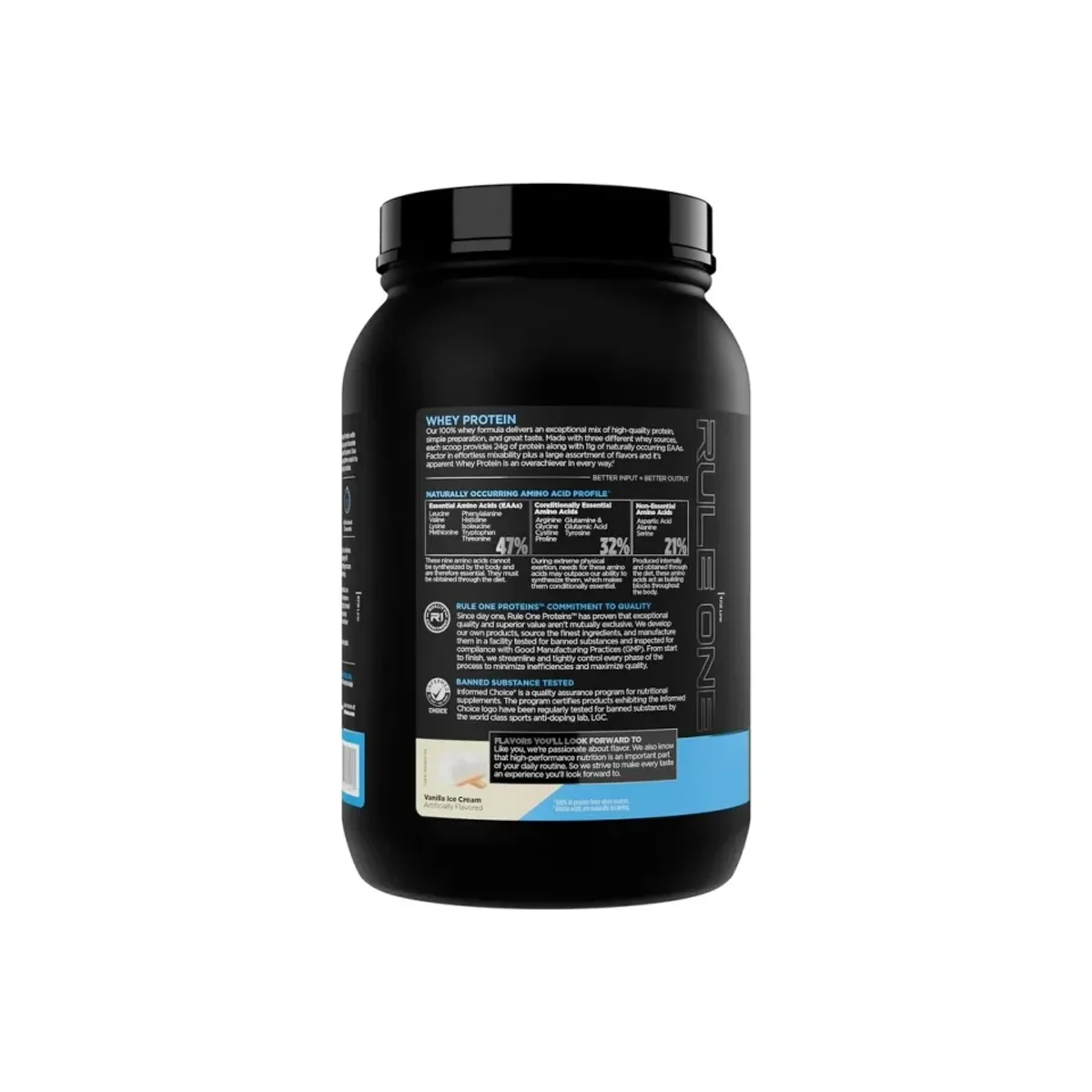 Rule 1 Whey Protein Vanilla Ice Cream 891g 3