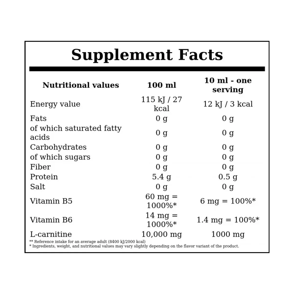 Nutrend Carnitine 100 000 1000ml  Sour Cherry 2