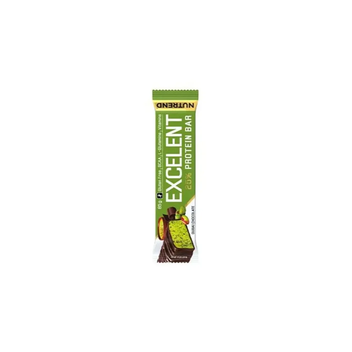 Nutrend Excelent 25% Protein Bar 85g Dubai Chocolate