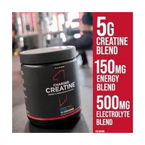 Rule 1 Charged Creatine BlueRazz Lemonade 270g 4