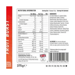 Applied Nutrition Pump 3G Fruit Burst 375g  2