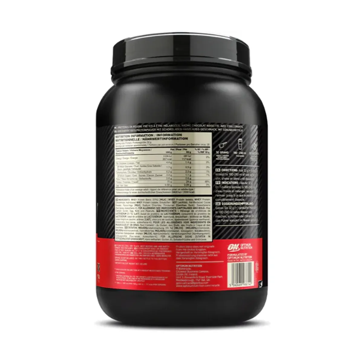 Optimum Nutrition Gold Whey 896g Chocolate-Hazelnut 2