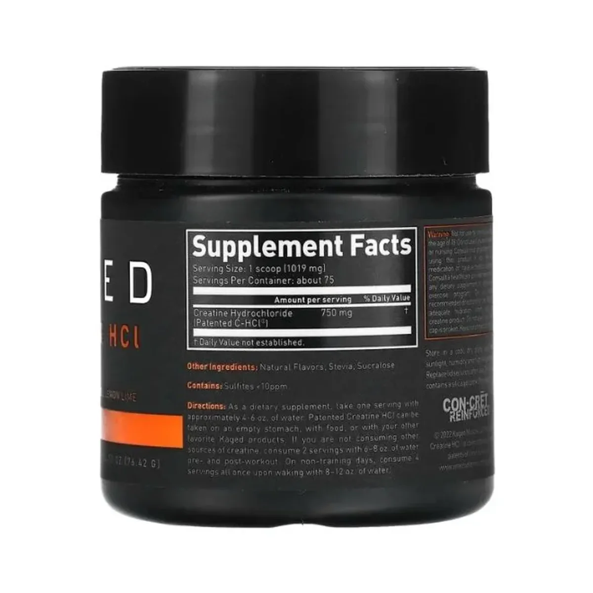 Kaged Muscle Creatine HCL Lemon 76g 2