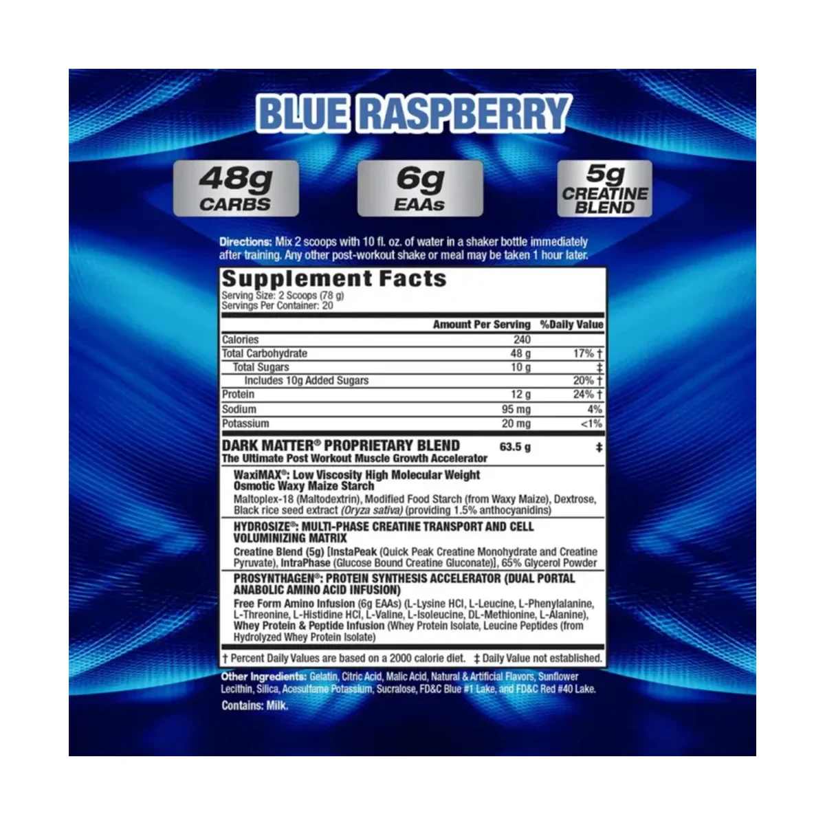 Mhp Dark Matter Blue Raspberry 1560g 2