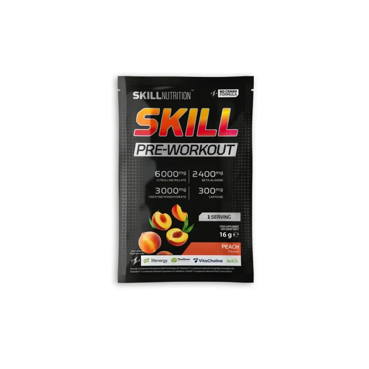 Skill Nutrition Pre-workout 16g(1servire)Peach