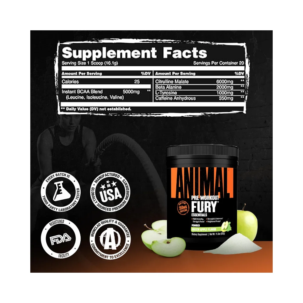 Universal Animal Fury Green Apple 322g 2