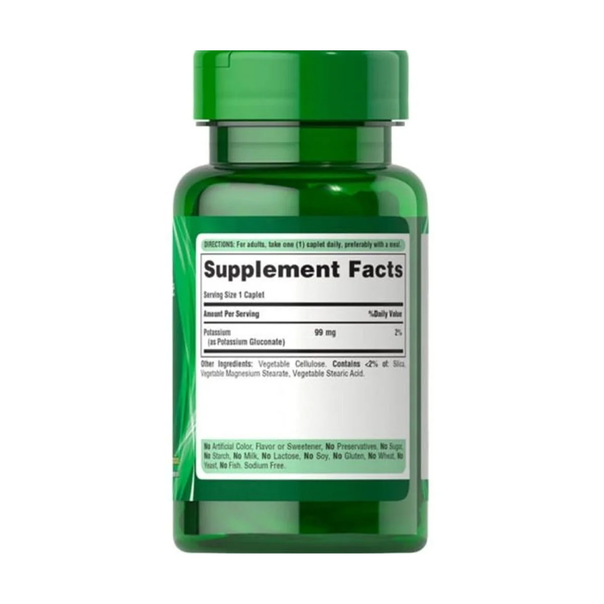 Puritan's Pride Potassium 99mg 100capsule 2