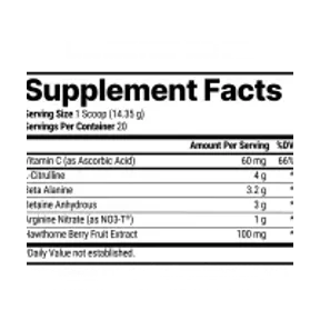 ProSupps Hyde Maxx Pump BlueRazz 224g Stim Free 2