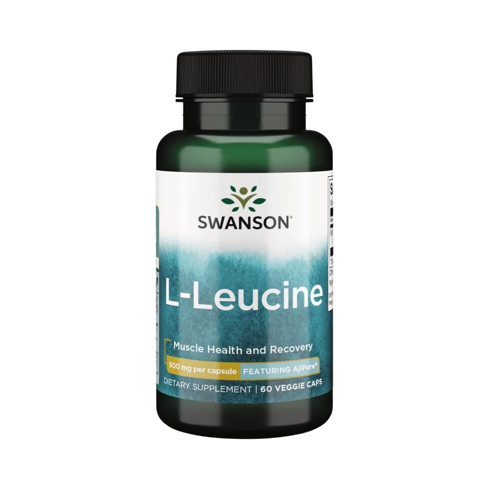 Swanson AjiPure L-leucine 500mg 60vcaps