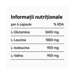 Weider BCAA + L-Glutamine 180 caps 2
