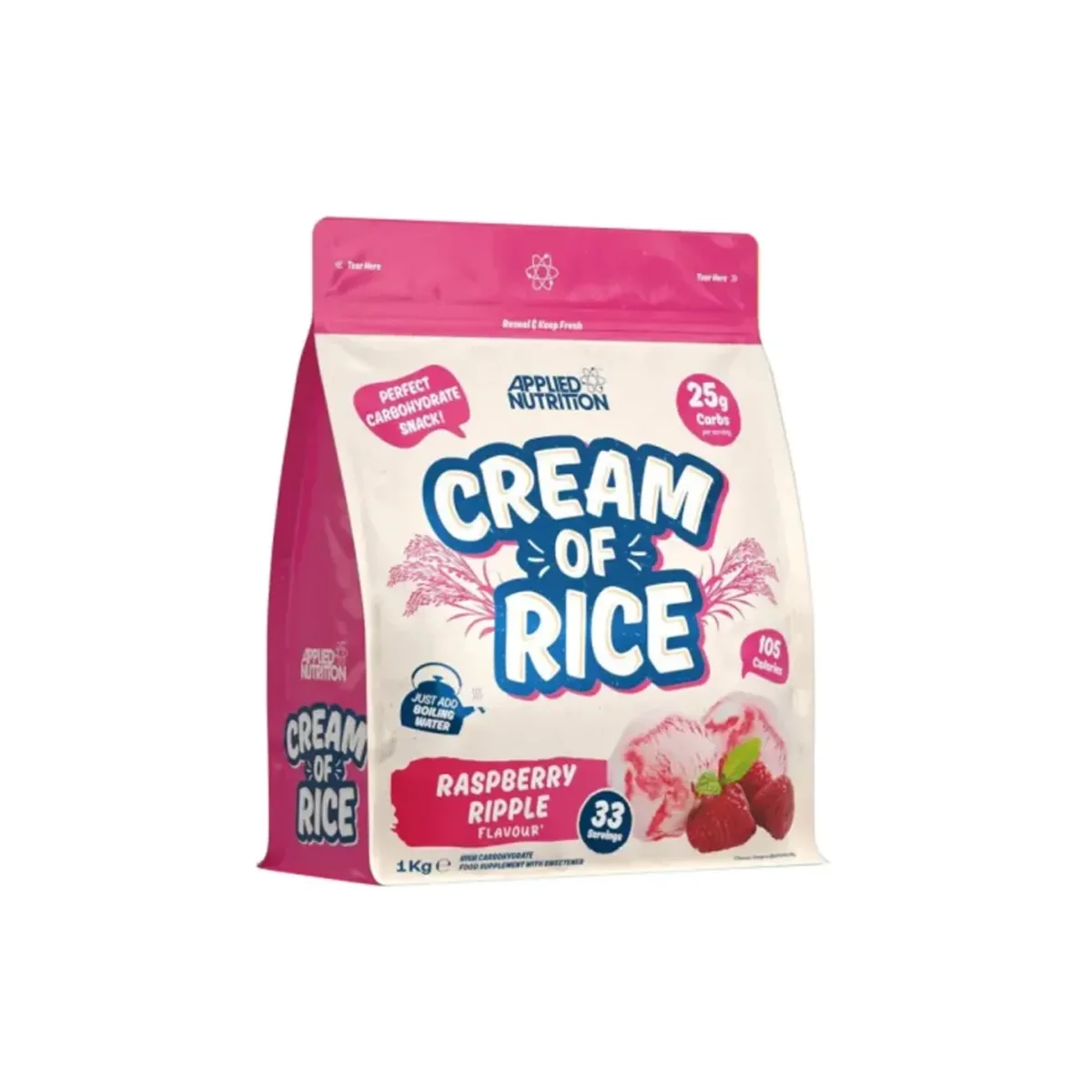 Applied Nutrition Cream of Rice Raspberry Ripple 1000gr