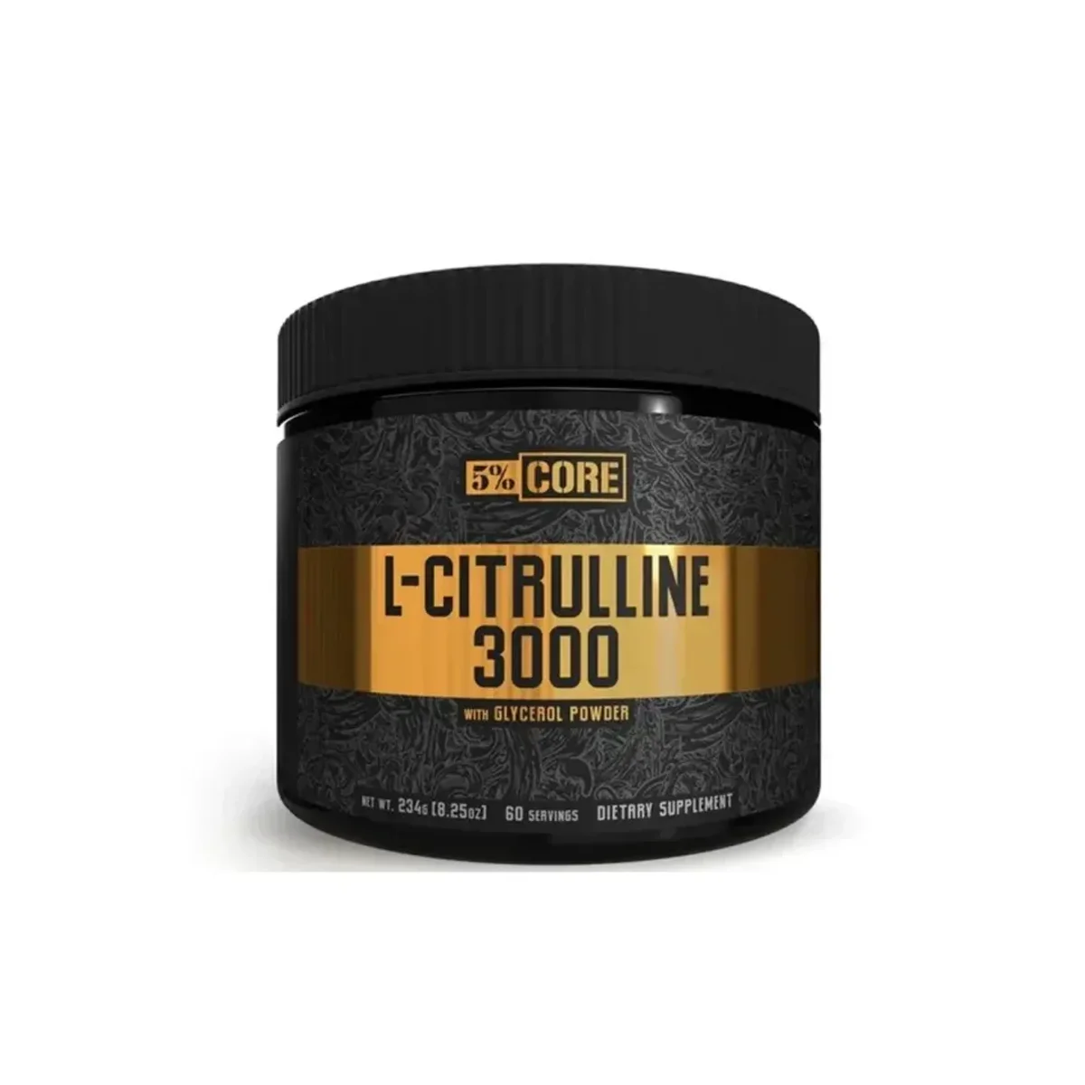 5% Nutrition L-Citruline 3000 Core Series +Glycerol 234g Unflavoured