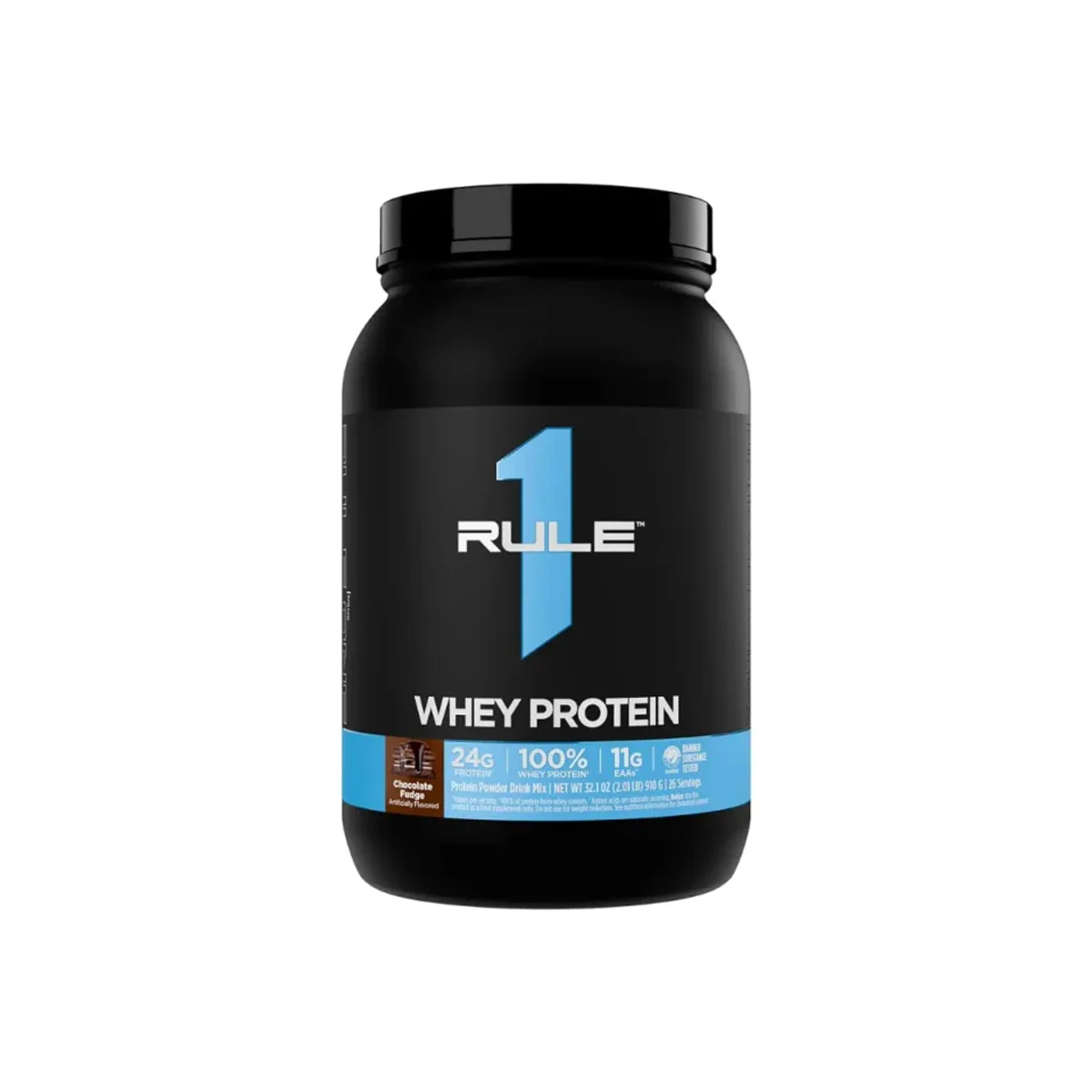 Rule 1 Whey Protein 910g Chocolate Fudge