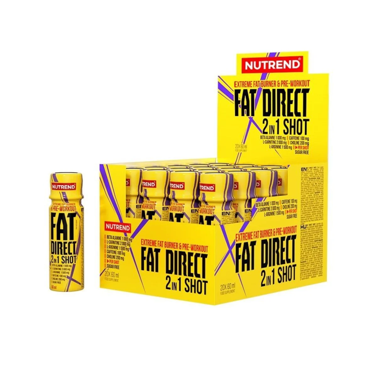 Nutrend Fat Direct 2 în 1 Shot 60ml 2