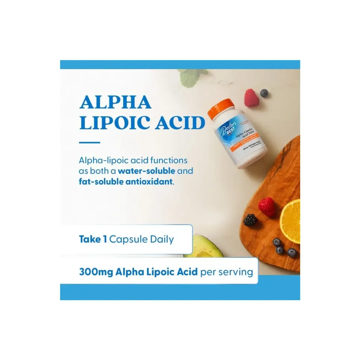 Doctor's Best Alpha-Lipoic Acid 300mg 180 vcaps 3