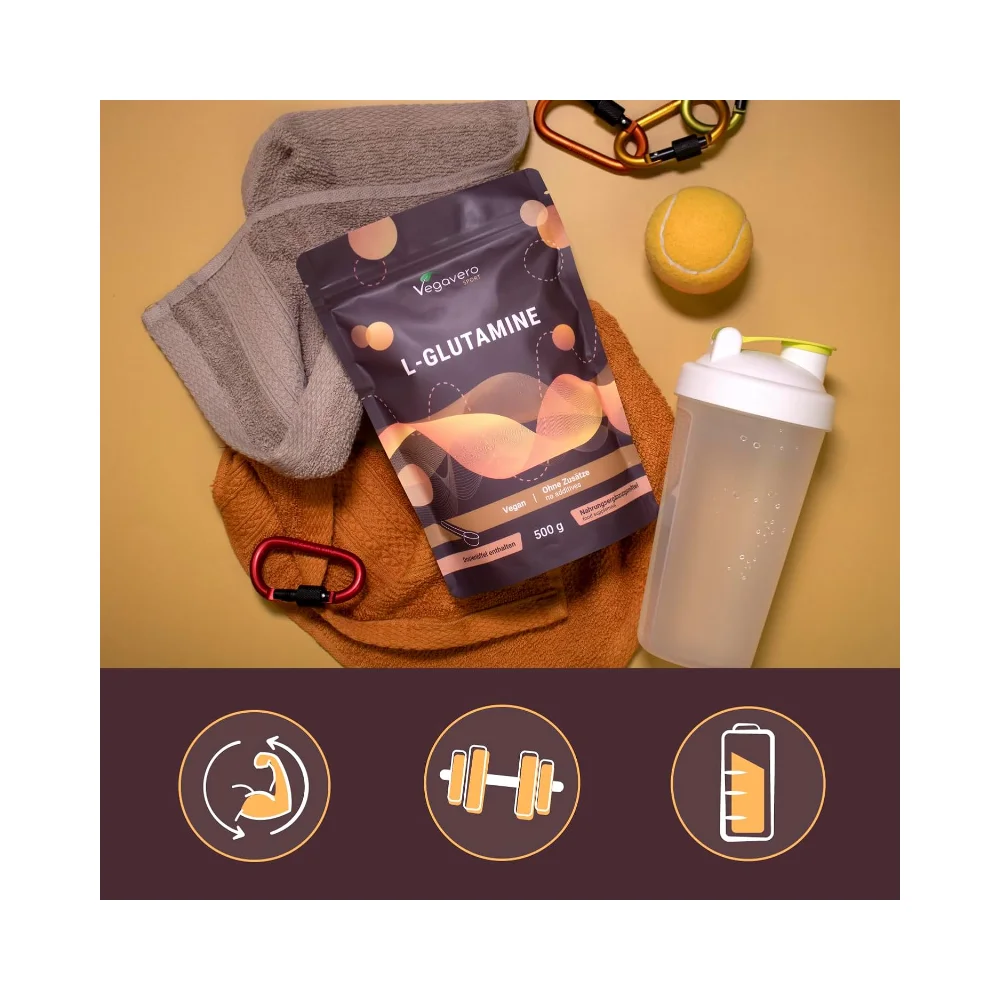 Vegavero L-Glutamine Powder 500g 3