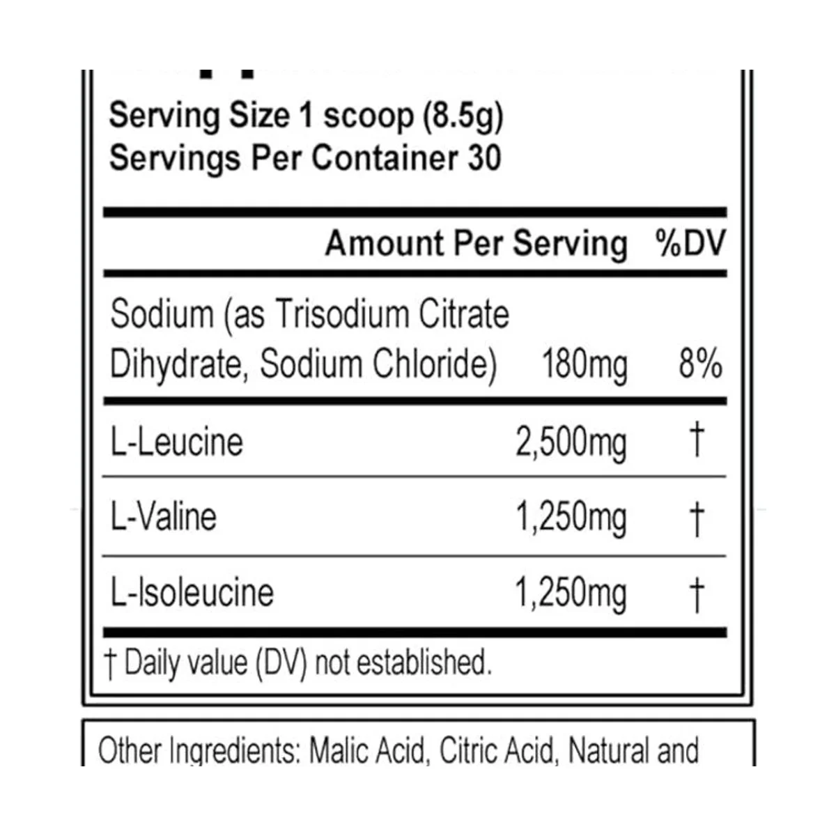 Evlution Nutrition BCAA 5000 BlueRazz 240g 2