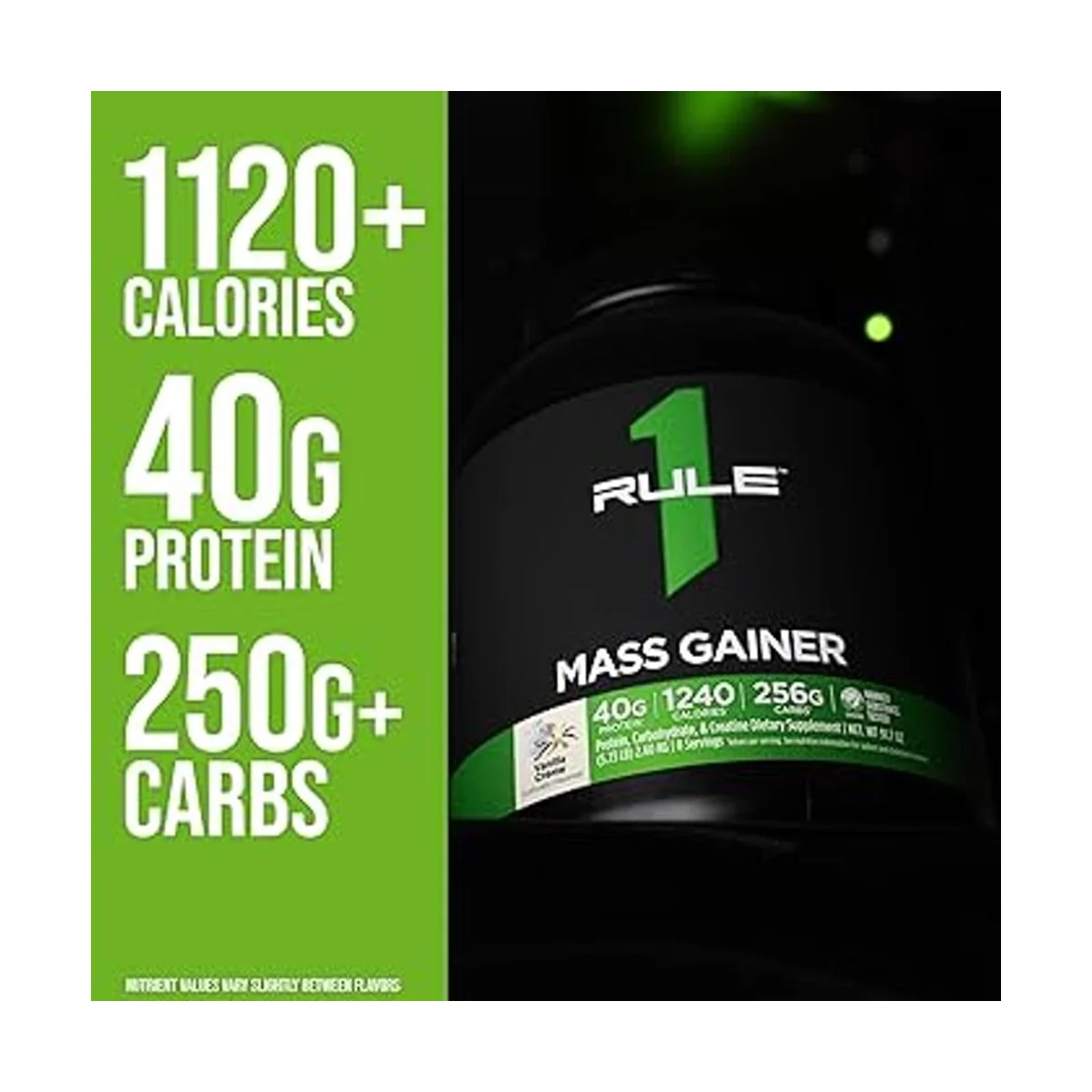Rule 1 Mass Gainer Vanilla Creme 2600g 2