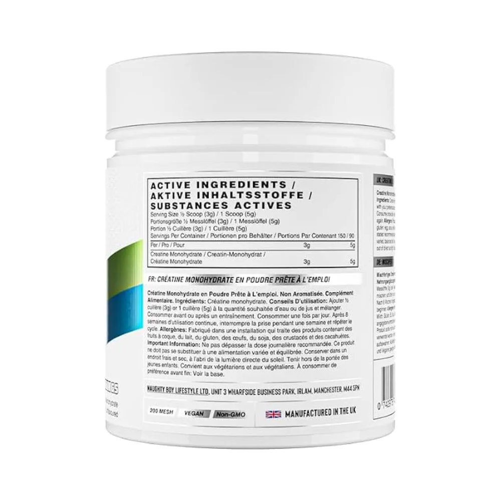 Naughty Boy Creatine Unflavored 450g 2