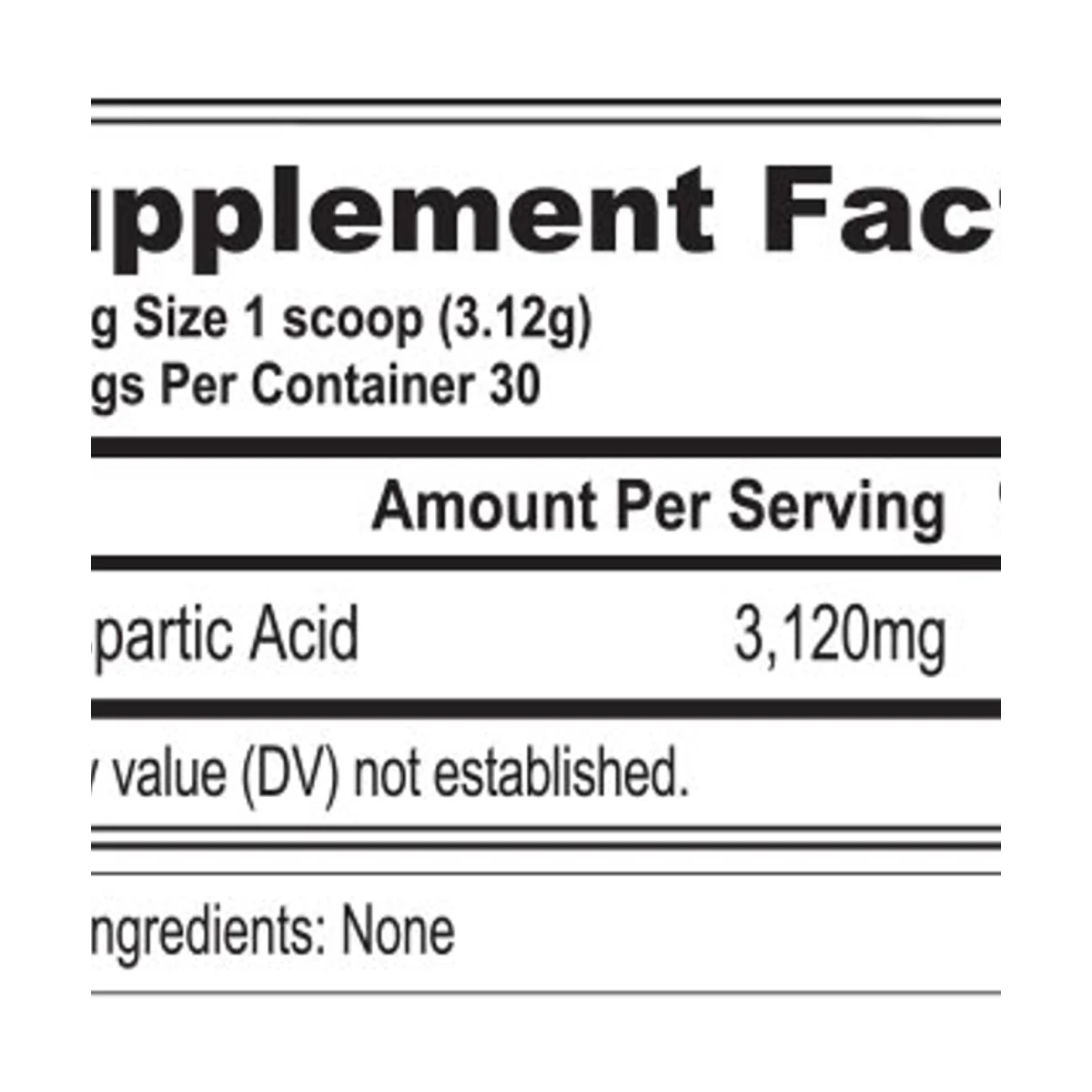 EVLution Nutrition D-Aspartic Acid 94 g 2