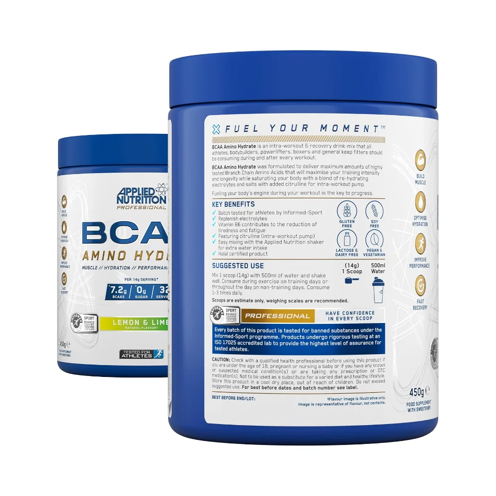 Applied Nutrition BCAA Amino-Hydrate Lemon Lime 450g 4