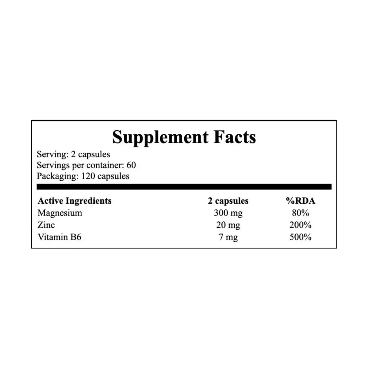Nutrend ZMA 120 capsule 2
