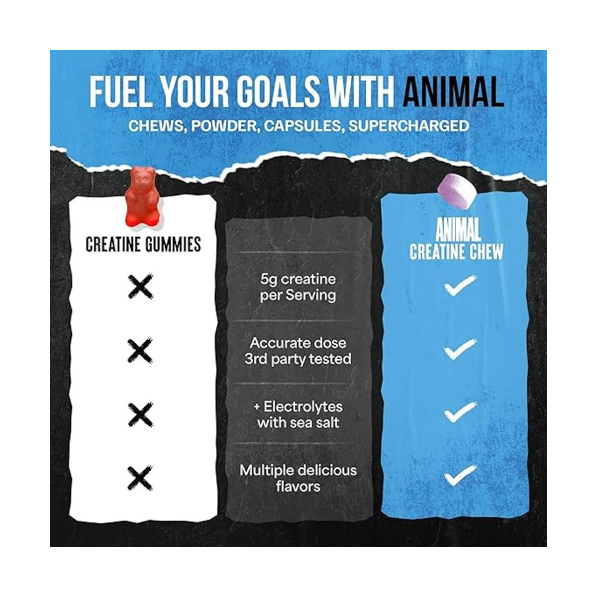 Universal Animal Creatine Chews Grape 120 Tabs 3